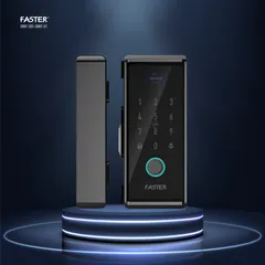 Khoá vân tay cửa kính Faster FSG01 BL