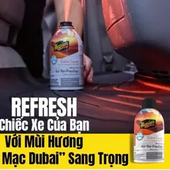 Xịt khử mùi xe ô tô hương cát xa mạc Dubai cao cấp loại bỏ mùi hôi, khử vi khuẩn hiệu quả