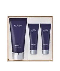 Set Sữa Rửa Mặt Ohui Tím Age Recovery Soft Amino Foam 180ml + 2 Tuýp Mini 45ml - Làm Sạch Makeup, Cấp Ẩm Cho Da Khô, Lão Hóa 822992
