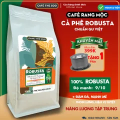 Café The Soo - 1KG Cà phê nguyên chất Robusta cao cấp, chuẩn 100% rang mộc tự nhiên