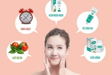 Esunvy t 25g hộp 1 tube ngăn ngừa các loại mụn: mụn trứng cá, mụn viêm, mụn cám, mụn đầu trắng, mụn đầu đen, mụn mủ, mụn bọc.