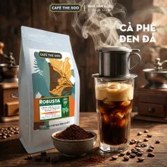 Thùng 2KG Cà phê rang mộc Robusta, nguyên chất, đậm thơm từ thương hiệu Café The Soo