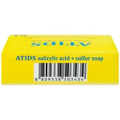 Xà Phòng Tắm Atids Salicylic Acid 2% + Sulfur Giảm Dầu Và Mụn Lưng, Ngực Hộp 80g