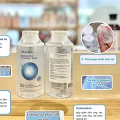 Nước Tẩy Trang Làm Sạch, Bổ Sung Độ Ẩm với 9 Loại Hyaluronic Jmsolution Cleansing Water - Hàng Chính Hãng (850ml)