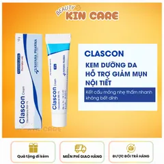 Kem Bôi Da Clascon Hỗ Trợ Giảm Mụn Nội Tiết, Mụn Ẩn Tuyp 10g