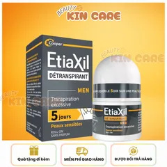 [Chính hãng] Lăn Ngăn Khử Mùi, Ngăn Mồ Hôi Chuyên Sâu Etiaxil Men 15ml (Màu Đen Vàng)