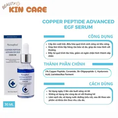 Serum Pharmaform Copper Peptide Advanced EGF - Tinh Chất Đồng Peptide Phục Hồi Da 30ml