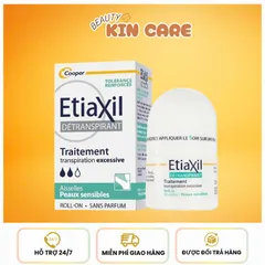 Lăn Khử Mùi Và Ngăn Mồ Hôi Etiaxil Detranspirant Dành Cho Da Nhạy Cảm Không Bết Dính Phù Hợp cả Nam Nữ 15ml