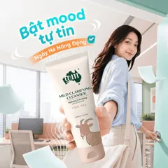 Sữa Rửa Mặt G&M Goat's Milk Mild Clarifying Cleanser 120ml - Sữa Dê & Amino Acids, Làm Sạch Dịu Nhẹ, Dưỡng Ẩm