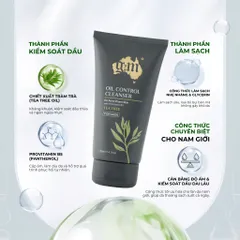 Sữa Rửa Mặt Nam G&M Oil Control Cleanser For Men 120ml - Hỗ trợ Làm Sạch Sâu, Hỗ Trợ Giảm Mụn