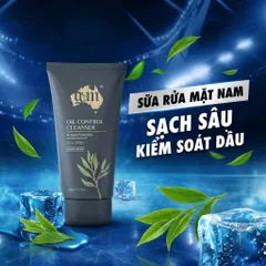 Sữa Rửa Mặt Nam G&M Oil Control Cleanser For Men 120ml - Hỗ trợ Làm Sạch Sâu, Hỗ Trợ Giảm Mụn