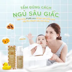Sữa Tắm Gội Em Bé 2 Trong 1 An Toàn Cho Da Bé Nhạy Cảm PURE PAPAYA CARE 150ML