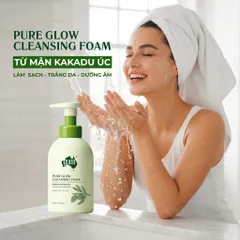 Sữa Rửa Mặt Dạng Bọt Pure Glow Cleansing Foam Kakadu Plum 500ml - Làm Sạch Dịu Nhẹ, Dưỡng Ẩm & Sáng Da