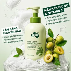 Sữa Rửa Mặt Dạng Bọt Pure Glow Cleansing Foam Kakadu Plum 500ml - Làm Sạch Dịu Nhẹ, Dưỡng Ẩm & Sáng Da
