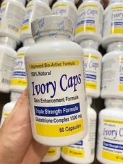 Viên uống trắng da, giảm nám, tàn nhang Ivory Caps Glutathione.60 vien .nhap 