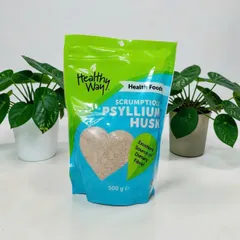 Vỏ Mã Đề Healthy Way Psyllium Husk 500g Dạng Bột Bổ Sung Chất Xơ
