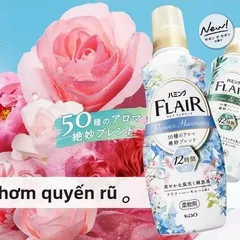 KAO | Xả Vải, Chất Làm Mềm Vải Chống Tĩnh Điện, Khuôn Hương Dài Lâu