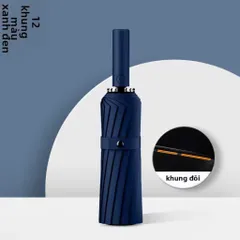 Ô gấp ngược tự động kích thước lớn chống gió mạnh bền chắc dùng được cả nắng lẫn mưa, ô tự động, chống tia UV