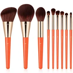 Ducare Bộ cọ trang điểm chuyên nghiệp, cọ makup công cụ cọ trang điểm cao cấp sợi tổng hợp, cọ tán nền, phấn phủ và má
