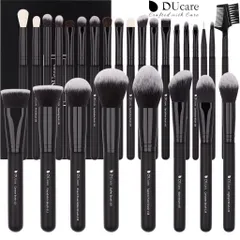 Ducare Bộ cọ trang điểm chuyên nghiệp, cọ makup công cụ cọ trang điểm cao cấp sợi tổng hợp, cọ tán nền, phấn phủ và má