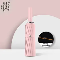 Ô gấp ngược tự động kích thước lớn chống gió mạnh bền chắc dùng được cả nắng lẫn mưa, ô tự động, chống tia UV