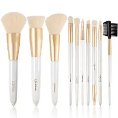 Ducare Bộ cọ trang điểm chuyên nghiệp, cọ makup công cụ cọ trang điểm cao cấp sợi tổng hợp, cọ tán nền, phấn phủ và má