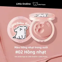 [Meimei Shop] Phấn má hồng dạng kem Little Ondine x Little Puppy - Kết cấu Mousse mềm mịn, lâu trôi