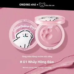 [Meimei Shop] Phấn má hồng dạng kem Little Ondine x Little Puppy - Kết cấu Mousse mềm mịn, lâu trôi