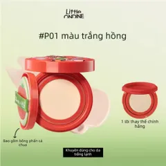 LITTLE ONDINE | Cushion Cà Chua Che Khuyết Điểm Lâu Trôi Tạo Hiệu Ứng Tự Nhiên 12+12g