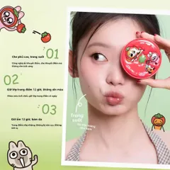 LITTLE ONDINE | Cushion Cà Chua Che Khuyết Điểm Lâu Trôi Tạo Hiệu Ứng Tự Nhiên 12+12g