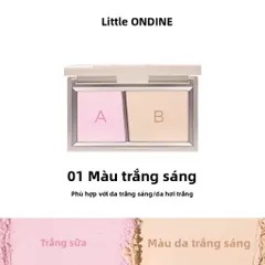 Phấn Nén Kiểm Soát Dầu & Làm Sáng Hai Màu. Phấn phủ kiềm dầu, triệt sắc.