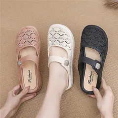 Dép Sục Nữ Cao Su Non Đi Mưa Bít Mũi Thoáng Khí, Dép Lê Nữ Đế Bệt Quai Khóa Đi Trong Nhà Văn Phòng Siêu Nhẹ