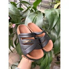 Dép Nữ Đế Nhựa Cao 4cm Quai Chéo Hàn Quốc | Sandal Nữ Êm Chân Chống Trượt Đi Chơi Đi Biển Hot Trend Size 35-39