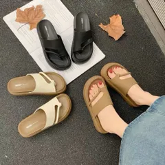 Dép Sandal Nữ Đế Cao 4cm Quai Ngang Thời Trang Hàn Quốc Đi Êm Chân (QC Fullbox)