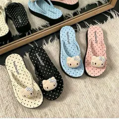 Dép Kitty Nữ Siêu Êm, Dép Quai Ngang Đi Trong Nhà Chống Trượt - Mua Combo Giá Cực Hờ