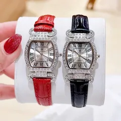 Đồng Hồ Nữ ROCROWN Mặt Bầu Đính Đá Siêu Xinh, Đá Sáng Bling Bling FULLBOX