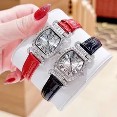 Đồng Hồ Nữ ROCROWN Mặt Bầu Đính Đá Siêu Xinh, Đá Sáng Bling Bling FULLBOX
