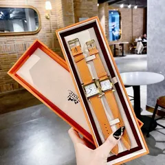 Đồng hồ MMH Mặt Vuông Dây Da Máy Thuỵ Sĩ FULLBOX