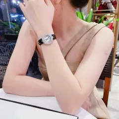 [CAO CẤP] Đồng hồ nữ dây da thời trang R0yaI Cr00wn mặt nhỏ siêu sang