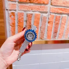 Đồng Hồ Nữ ROCROWN Đính Đá Pha Lê Kiểu Dáng Hoa Tuyết Siêu Sang