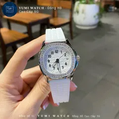 [Yumi Store ] Đồng Hồ Nữ ATP Dây Cao Su Non Đính Đá Pha Lê Cao Cấp FULLBOX