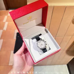 Đồng Hồ Nữ ROCROWN Dây Da Cá Tính, Mặt Tròn Đính Đá Sang Trọng Tặng Box Cao Cấp