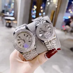 [ SIÊU CẤP  ]  Đồng Hồ Cặp Nam Nữ ALO Đính Đá Sang Trọng, Thời Trang Cao Cấp Kèm Hộp Cao Cấp