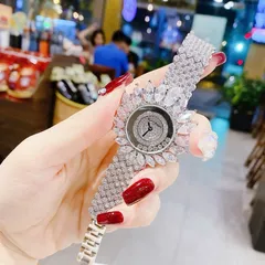 [CAO CẤP] Đồng Hồ Nữ ROYAL HOA TUYẾT ĐÁ PHA LÊ FULLBOX CAO CẤP