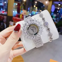 [CAO CẤP] Đồng Hồ Nữ ROYAL HOA TUYẾT ĐÁ PHA LÊ FULLBOX CAO CẤP