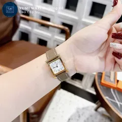 [YUMISTORE] Đồng Hồ Nữ sang Trọng MMTT Dây Da Mặt Vuông Sang Trọng Kèm Hộp