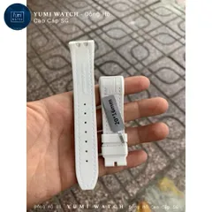Bộ dây FRANKLER đồng hồ cao su phủ da cao cấp 20x16mm, không kèm chốt + ốc
