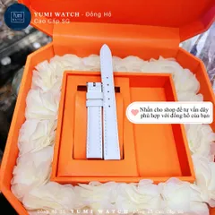 Dây da đồng hồ nam nữ PU mềm mại, khóa kim chắc chắn