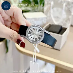 [ CHÍNH HÃNG ] Đồng Hồ Nữ YUMI Comlover Mặt Đính Đá Dây Da Thời Trang Cao Cấp fullbox
