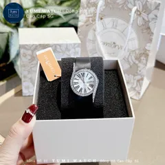 [ CHÍNH HÃNG ] Đồng Hồ Nữ YUMI Comlover Mặt Đính Đá Dây Da Thời Trang Cao Cấp fullbox